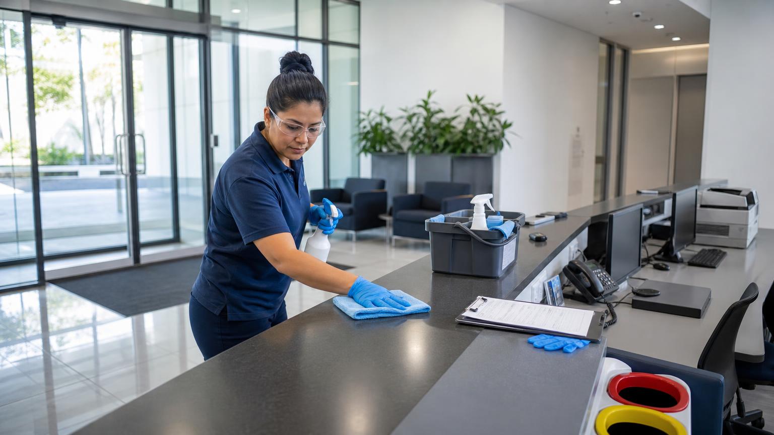 How to Keep Office Reception Areas Clean