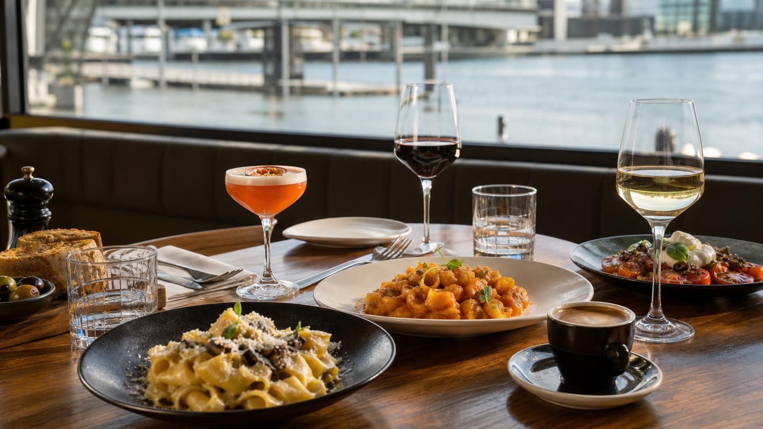Italian Restaurant with River Views in Brisbane