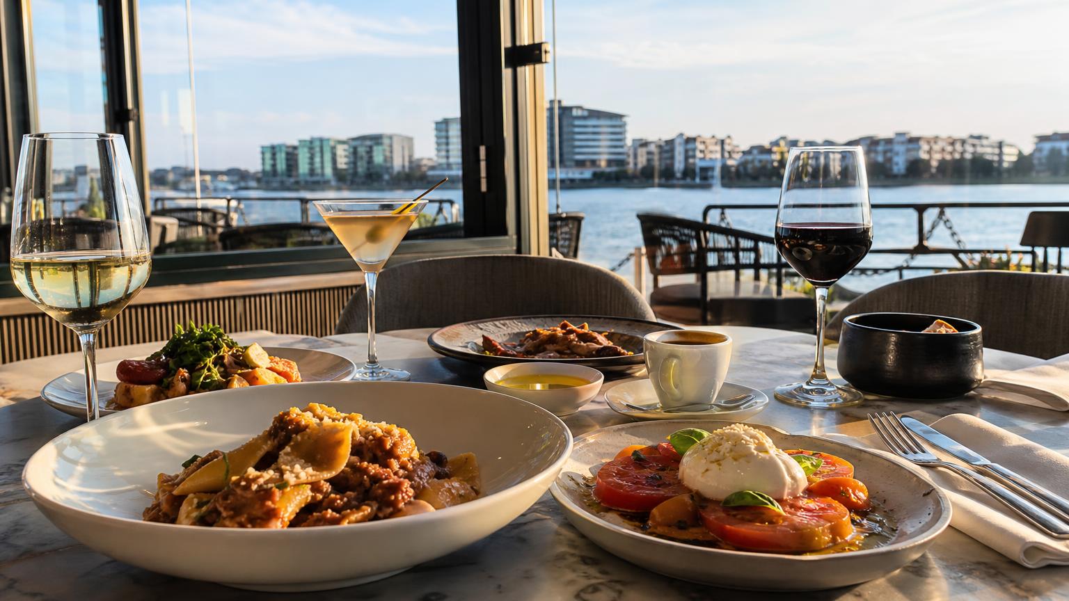 Italian Restaurant With River Views in Newstead